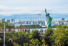 Crossing the Rainbow Bridge and Diving Into an Odaiba Tour Rainbow Bridge in Odaiba