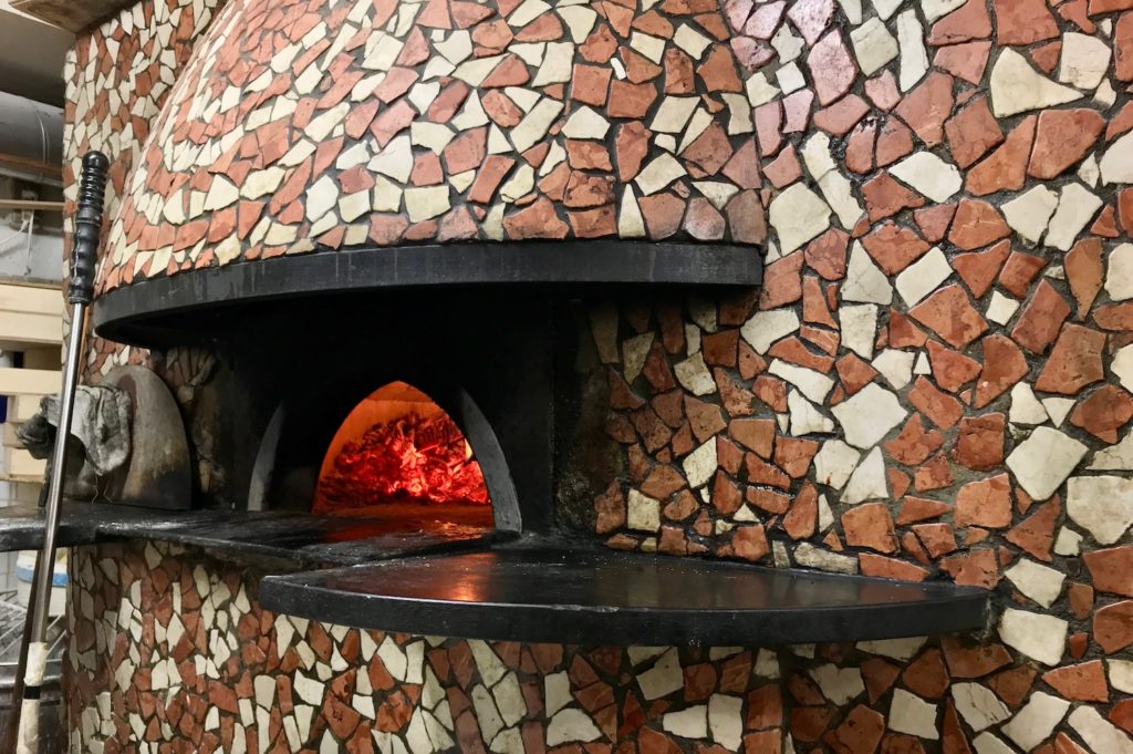 Pizza oven at da ISA, Nakameguro.