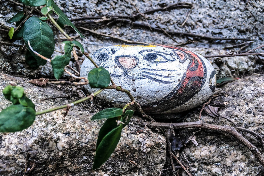 Search Onomichi Cat Alley for lucky cat stones