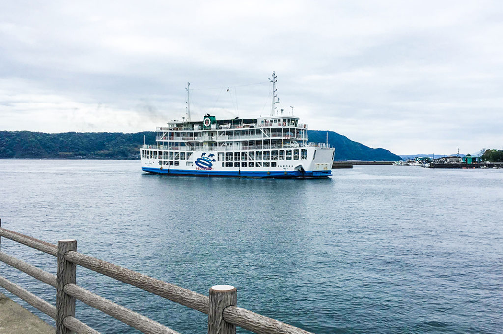 These ferries offer 24-hour service from Kagoshima to Sakurajima