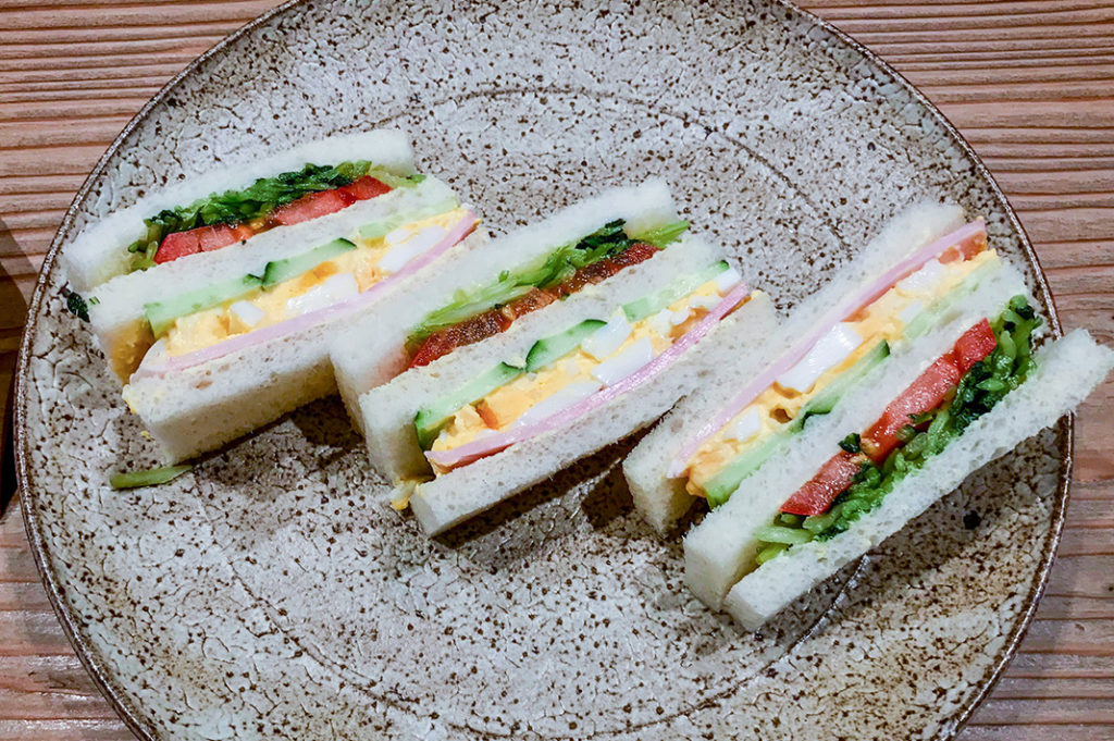 Sandwiches at Ichikawaya Coffee, Kyoto