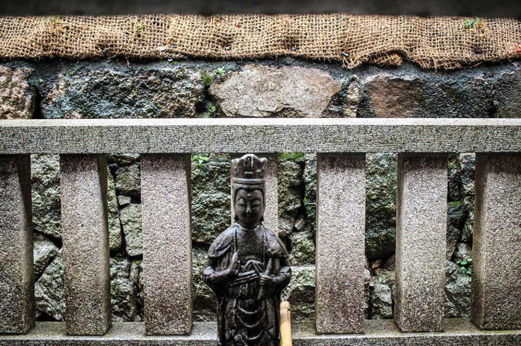 Nurete Kannon statue at Kiyomizudera temple