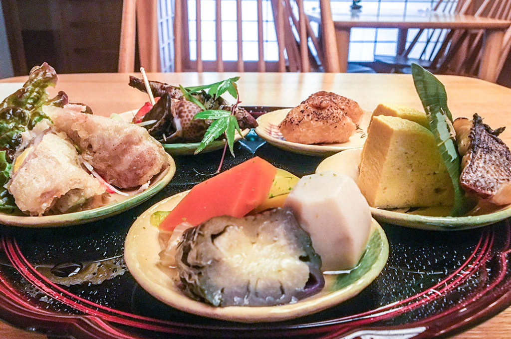 The Lunch set at Tsuburano, Higashiyama