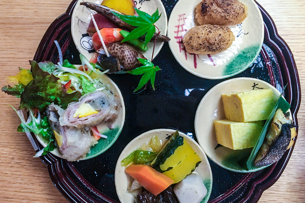 The Lunch set at Tsuburano, Higashiyama