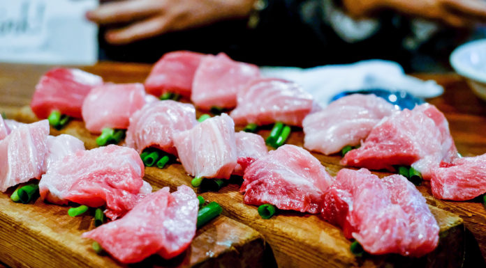 A Tuna Extravaganza at Maguro Mart in Nakano