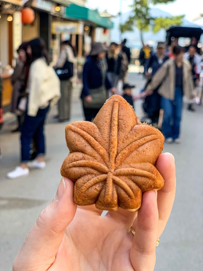 Momiji Manju make great Miyajima souvenirs