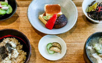 Healthy Vegan Lunches at Brown Rice Canteen in Omotesando