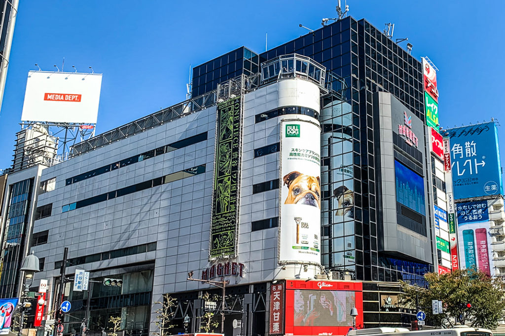 Magnet Building: great views of the Shibuya Crossing