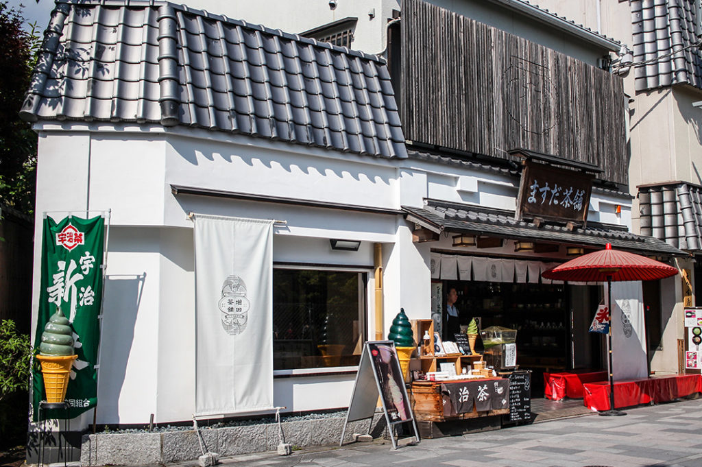 Matcha ice cream in Uji, Kyoto