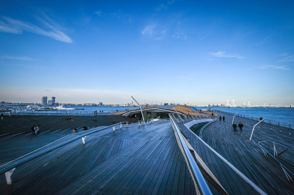 Osanbashi Pier, a.k.a the Yokohama International Passenger Terminal