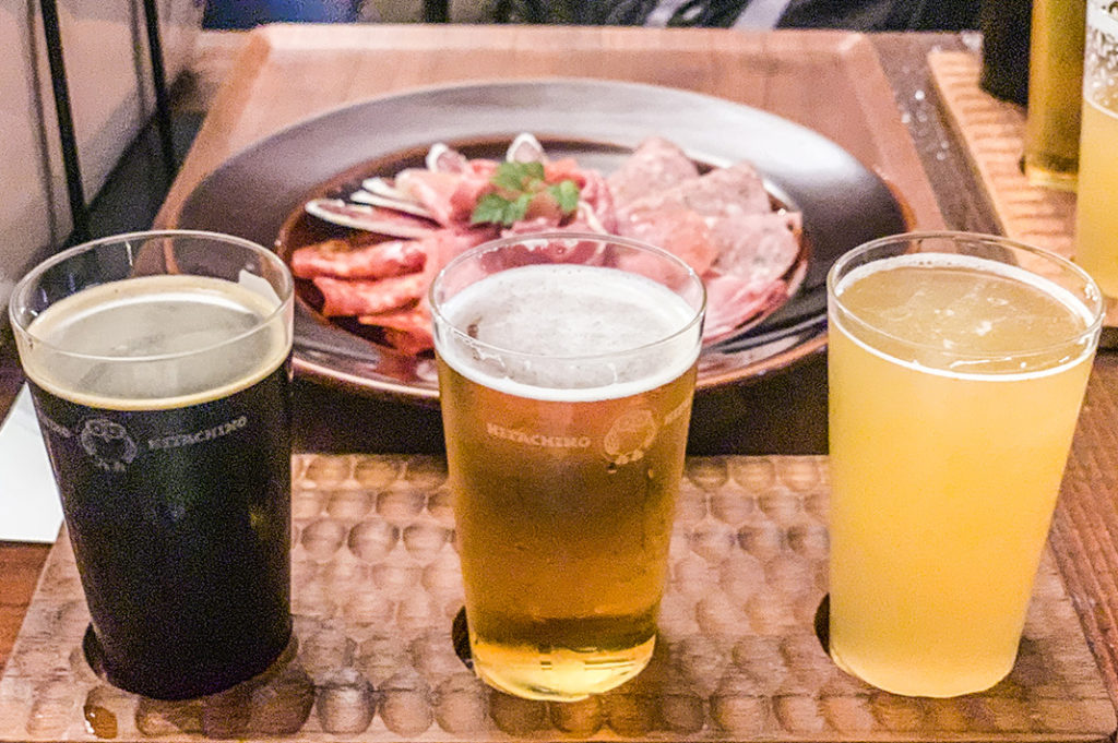 Delicious Japanese craft beer at Hitachino Brewing Lab, one of the best bars in Akihabara