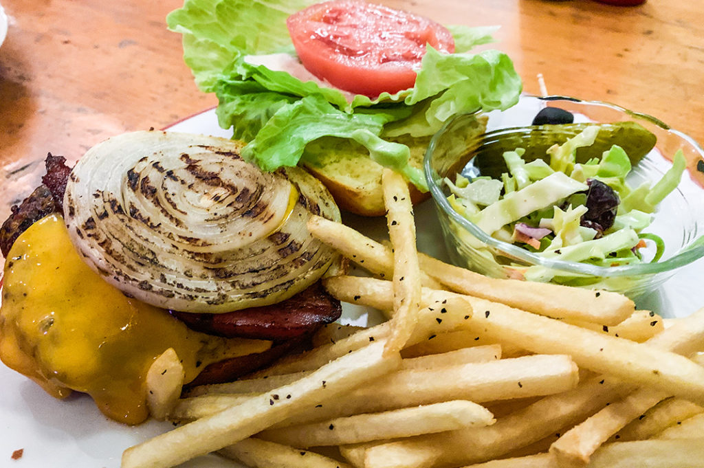 Food on Naoshima is varied and delicious! Just like at Shioya Diner in Miyanoura