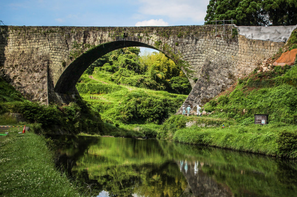 Tsujunkyo Bridge in Kumamoto, one of Kyushu's Important Cultural Properties