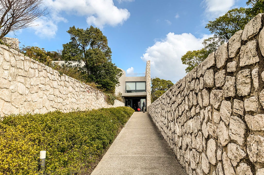 Entrance to Benesse House, Naoshima