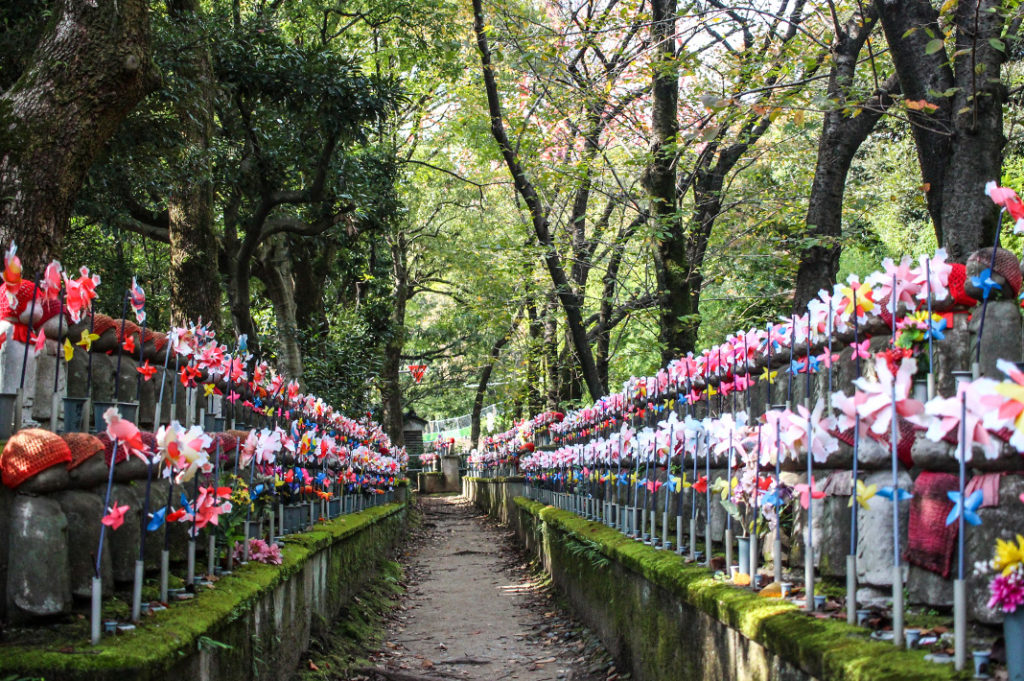 1,000 Jizo at Zojoji Temple, one of the most fascinating temples in Tokyo