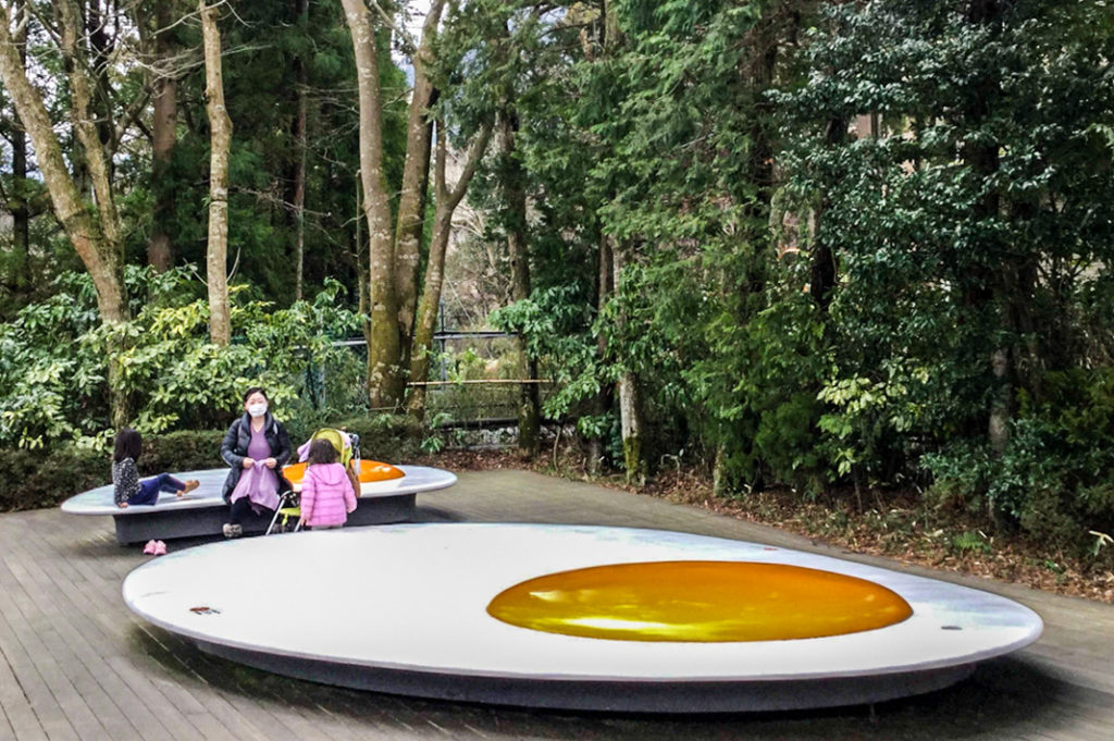 Sunny Side Up bench at Hakone Open Air Museum 