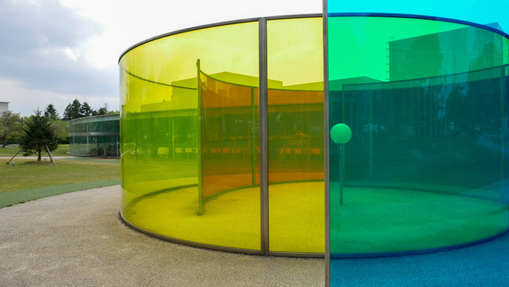 Olafur Eliasson's "Colour Activity House" at 21st Century Museum