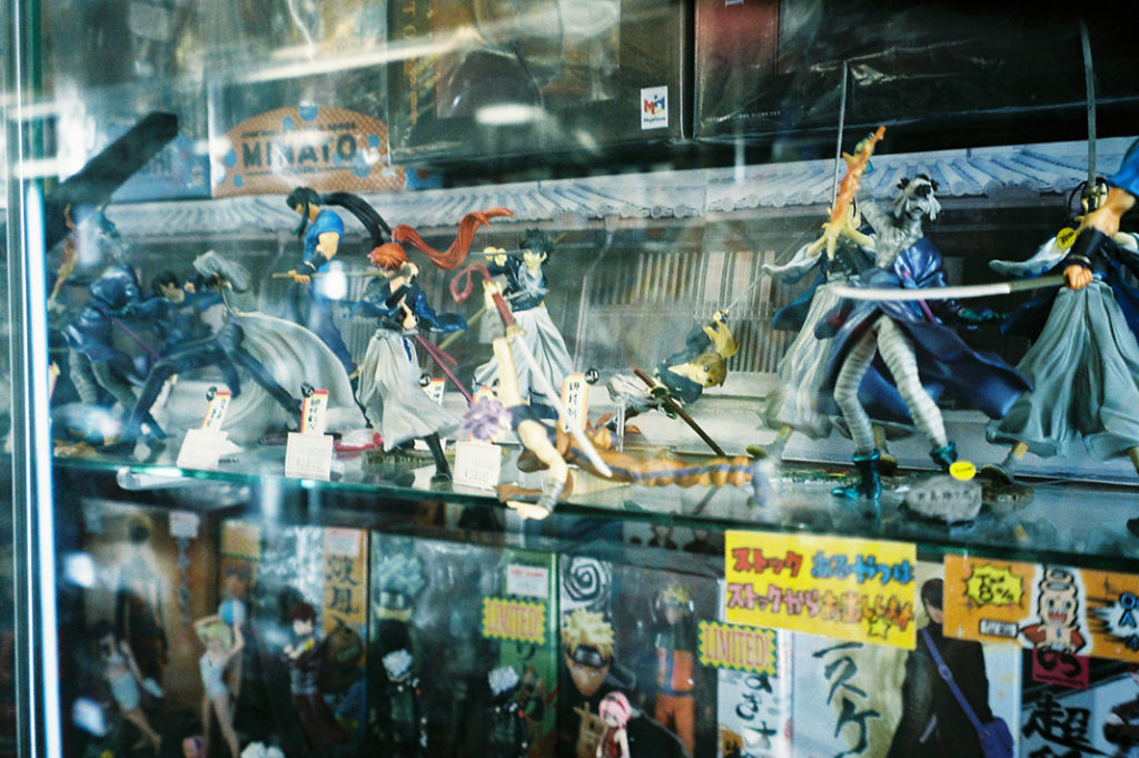 Every type of manga, anime or game-based character has its own figurine.