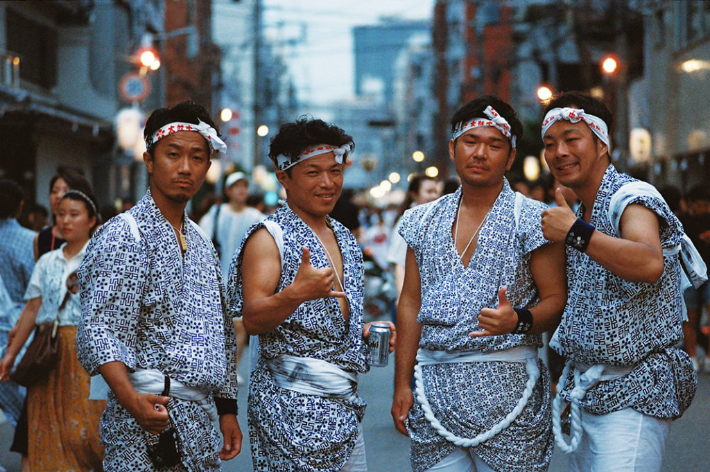 Some of Osaka's famously friendly natives.