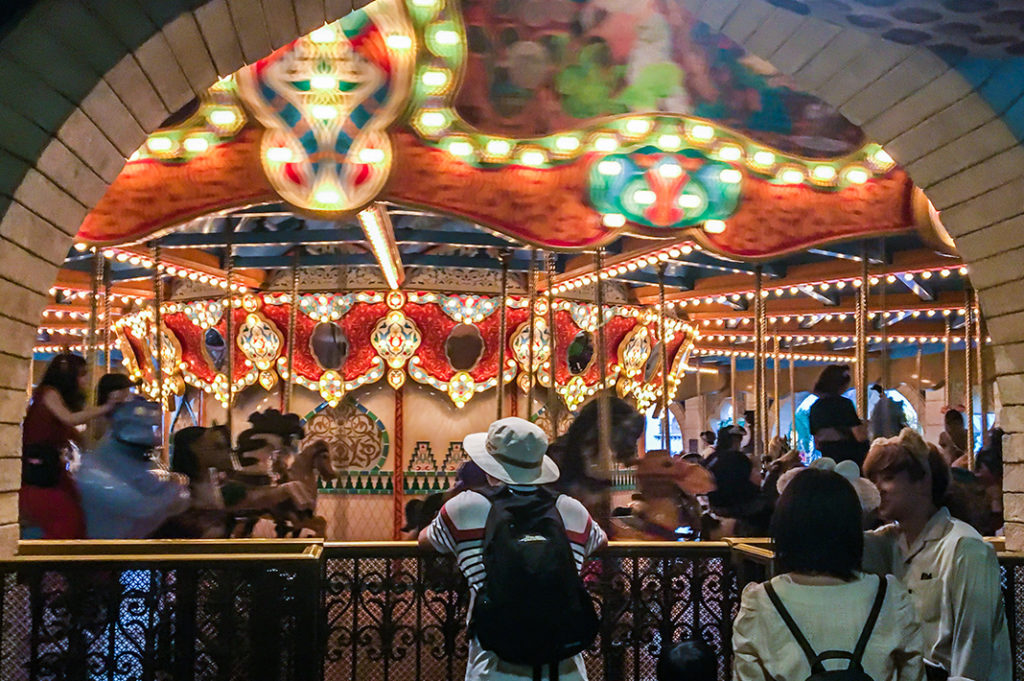 Carousel in Arabian Coast modelled after Disney's Aladdin