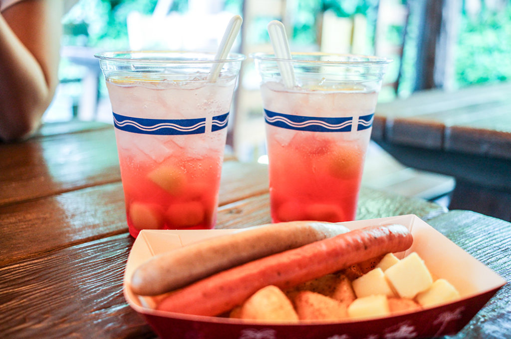 Food and cocktails from Yucatan Base Camp, Disney Sea