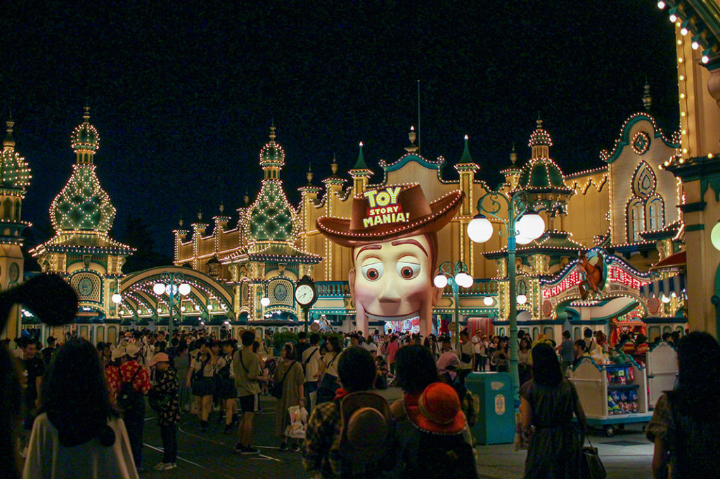 Toy Story Mania! is the most popular attraction at DisneySea. 