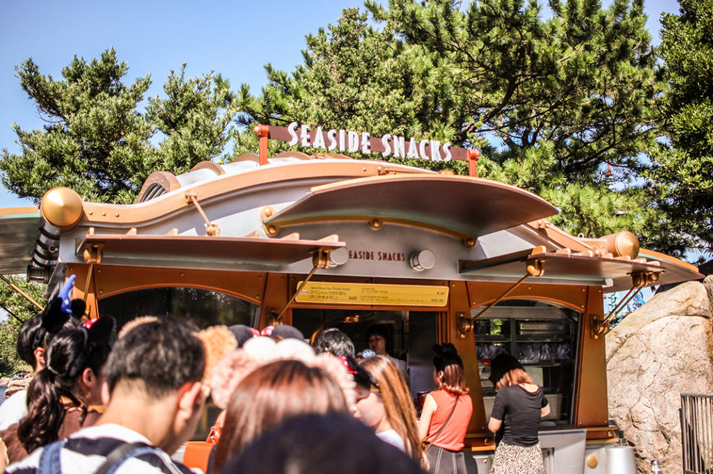 Disney themed food at Seaside Snacks in Port Discovery