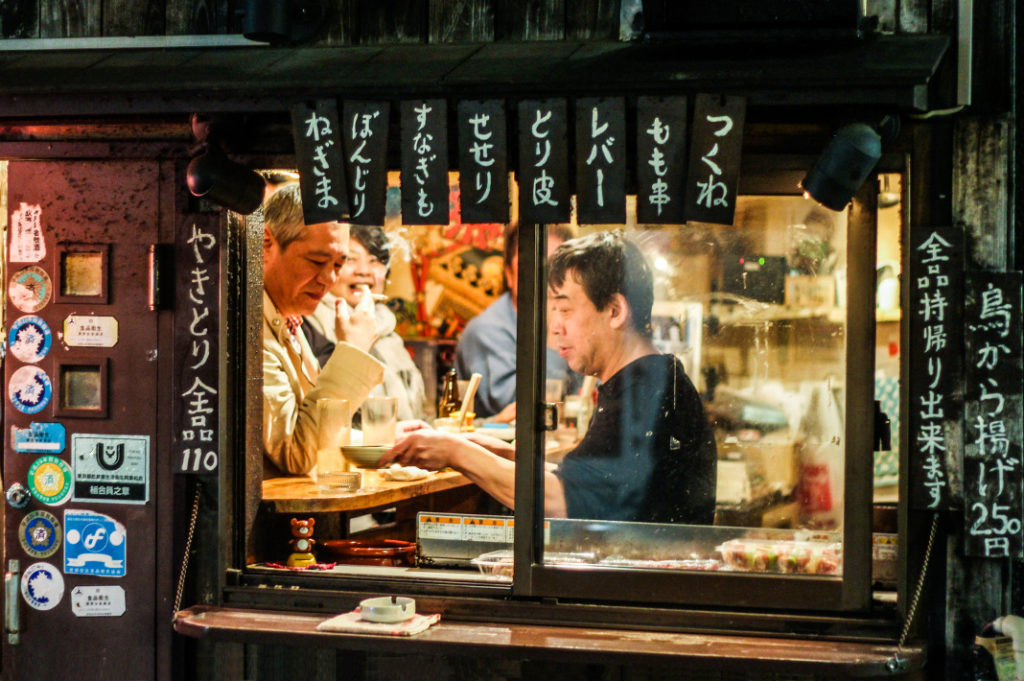 Izakaya in Sankaku Chitai, one of our favourite Tokyo Yokocho 