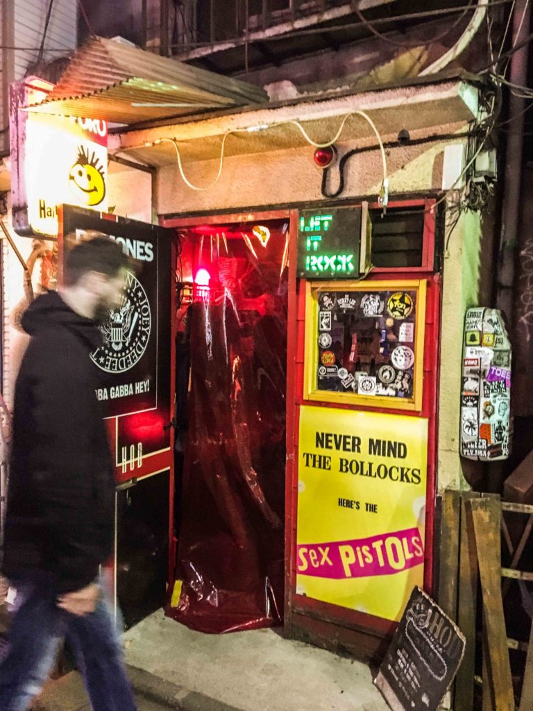 Punk Rock bar "Hair of the Dog" in Golden Gai