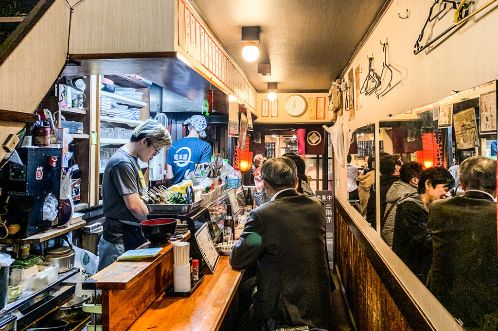 Izakaya in Omoide Yokocho, one of our favourite Tokyo Yokocho 