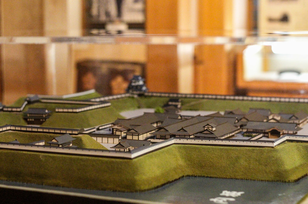 A model of an older Takada Castle, Niigata, Japan.  