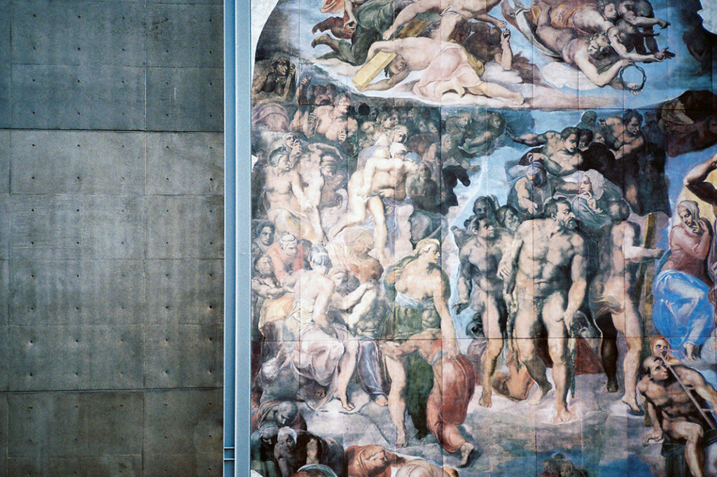 “The Last Judgement”  by Michelangelo Buonarroti takes a towering centre stage at The Garden of Fine Arts. Tags: Architecture, Design.