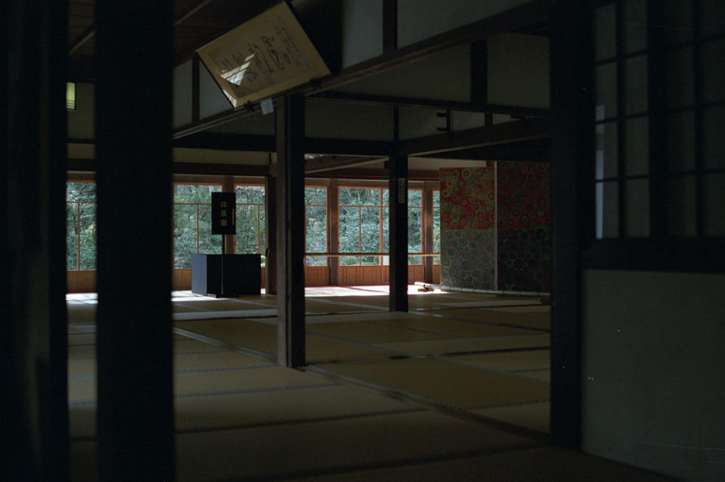 Sanzen-in's main temple room is a place of peace and calm.