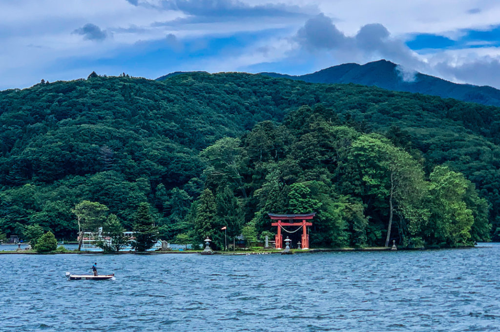 The 1,300 year old Uga Shrine sits on Bentenjima Island on Nagano's Lake Nojiri. Sail over to this power spot for some tranquil forest time.  