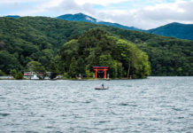 Uga Shrine: A Power Spot Island On Lake Nojiri