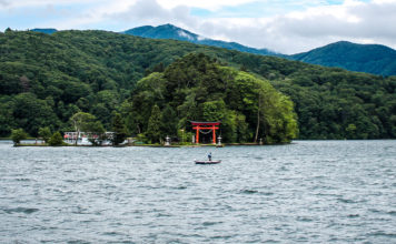 Uga Shrine: A Power Spot Island On Lake Nojiri