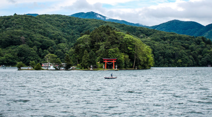 Uga Shrine: A Power Spot Island On Lake Nojiri