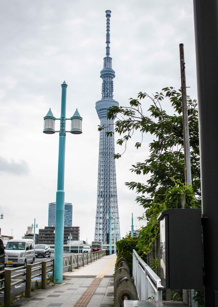 Tokyo Skytree standing tall. 