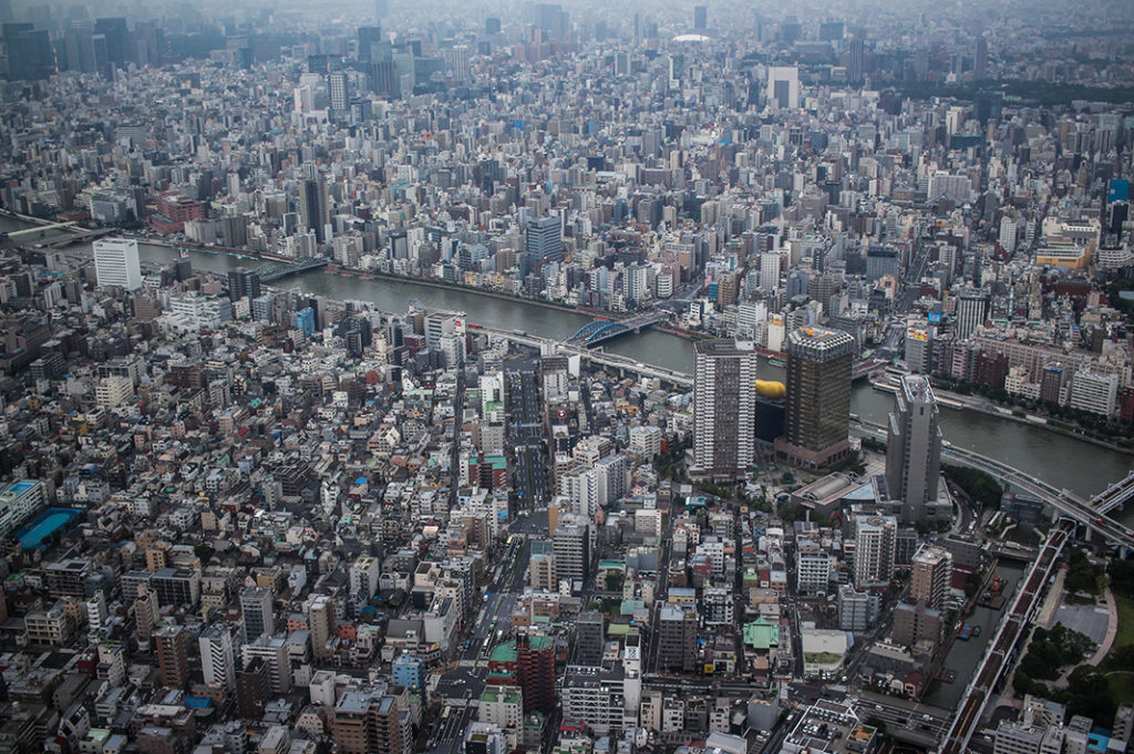 Some of the best views of Tokyo can be enjoyed at Tokyo Skytree