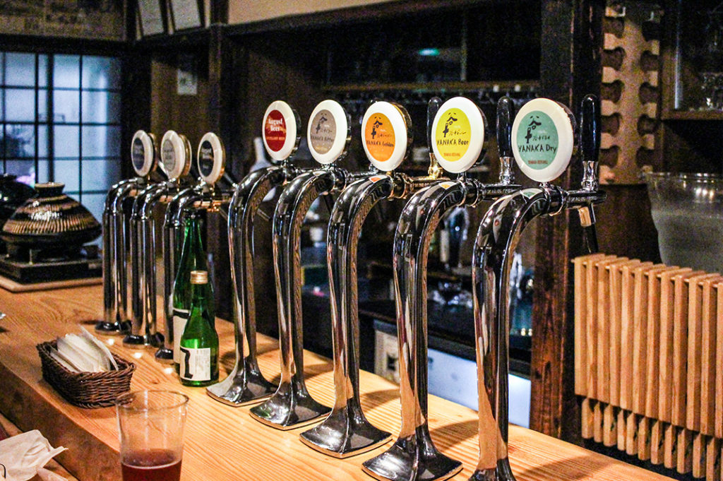 Yanaka Beer Hall is a fantastic place to enjoy craft beer in a traditional setting. 