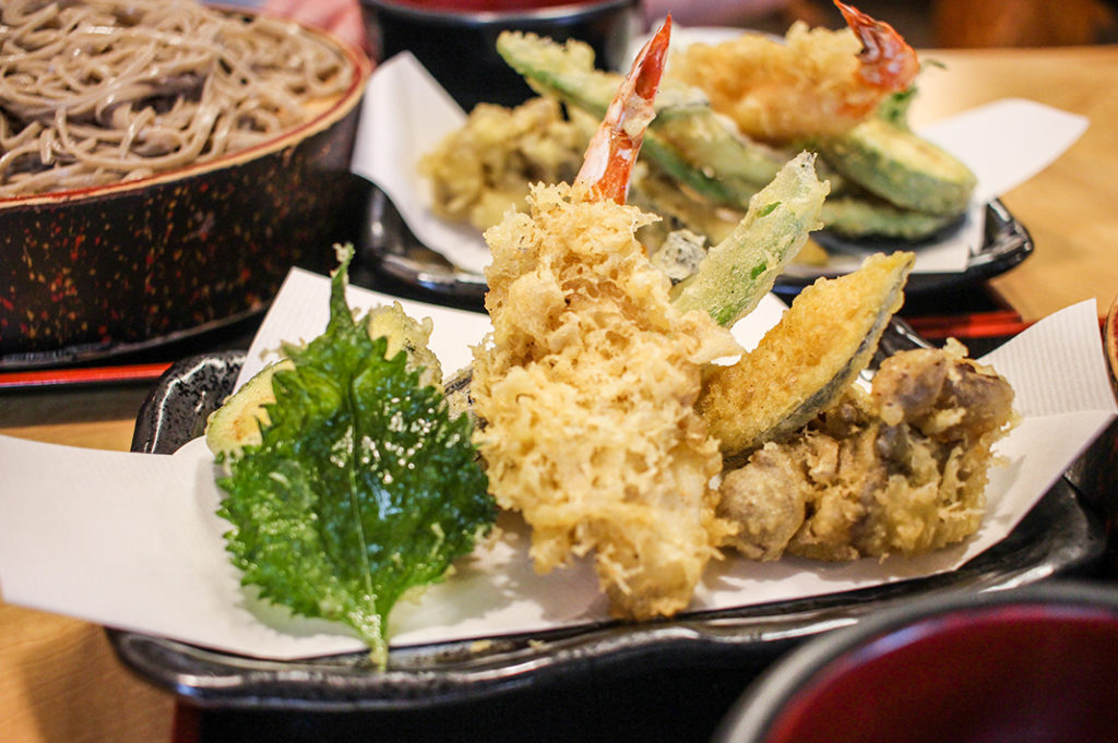 Delicious assorted tempura 