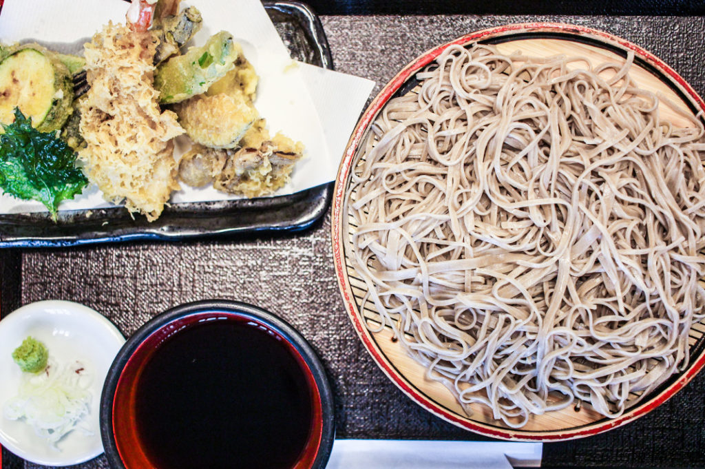 Lunch at Sobadokoro Daimon in Nozawa Onsen