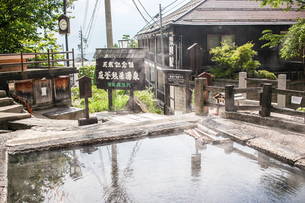 Things to do in Nozawa Onsen: visit Ogama, the open air communal kitchen