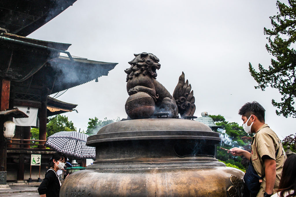 The daikoro at Zenkoji Temple in Nagano city