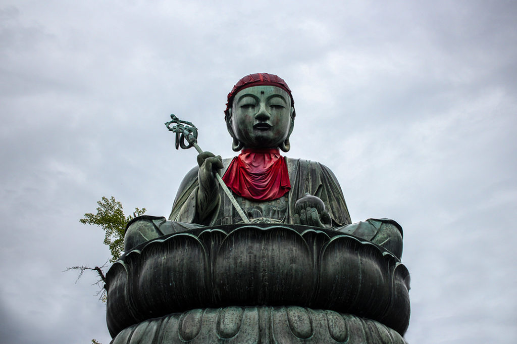 Buddhist statues at Zenkoji Temple in Nagano city