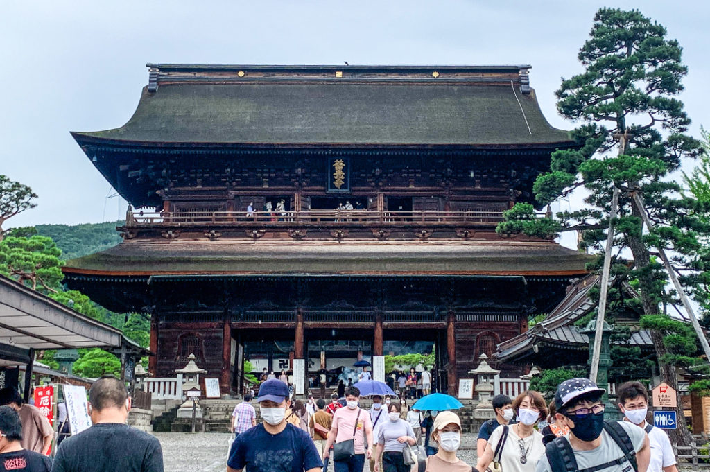 Sanmon Gate, Zenkoji Temple in Nagano city