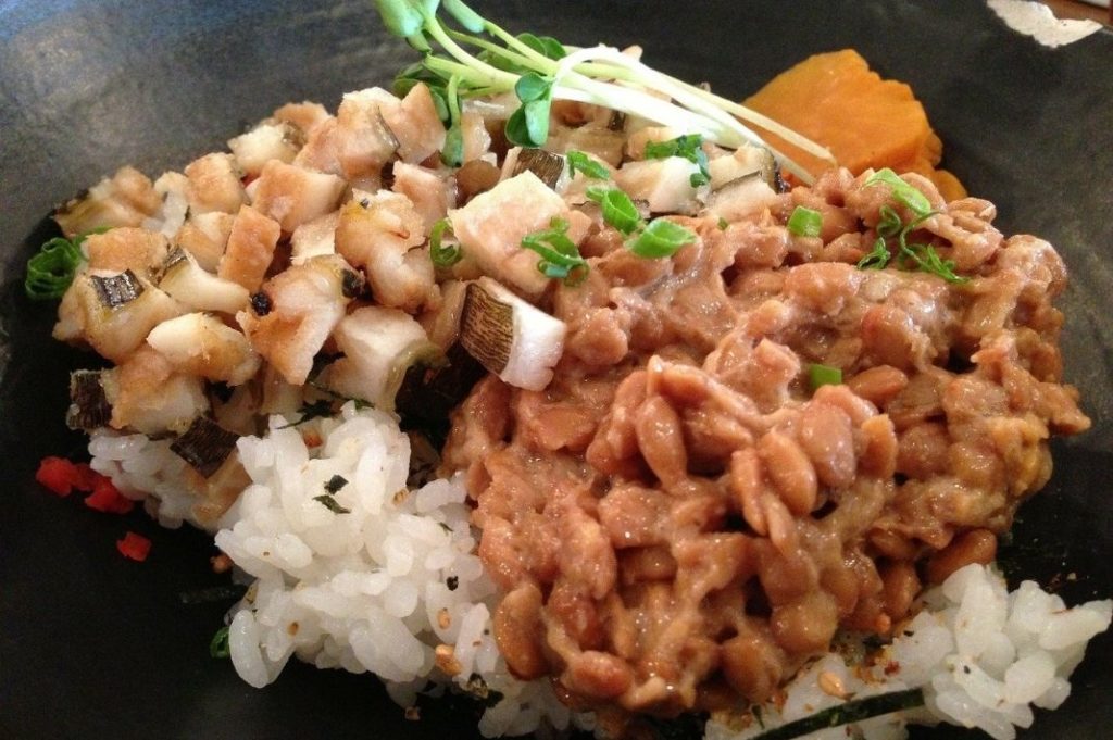 natto, unique foods in Japan