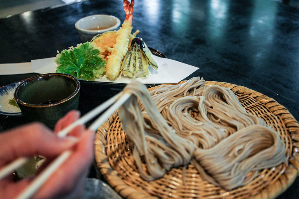 Togakushi soba at Soba Sho Okushanochaya. 