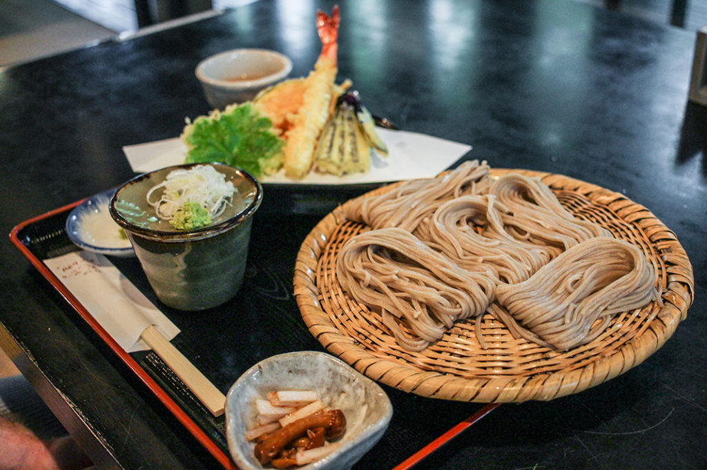 Togakushi soba at Soba Sho Okushanochaya. 