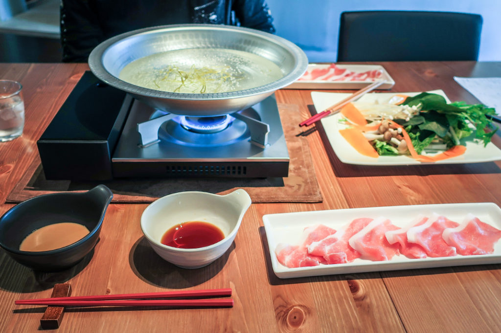 shabu shabu Japanese hot pot